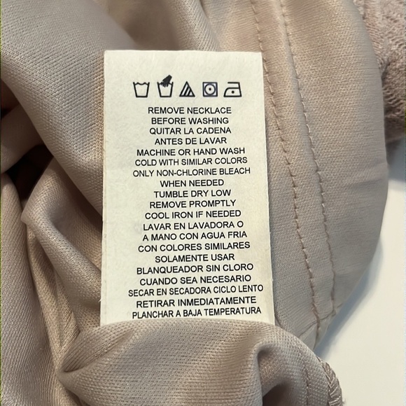 NWT R&M Richards Beige Jacket Mock Dress Size 14 - Picture 11 of 11